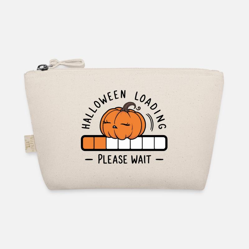 Kürbis Spruch Halloween Loading Please Wait Bio-Täschchen