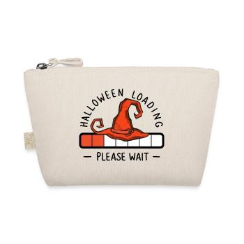 Hexenhut Spruch Halloween Loading Please Wait - Organic Pouch - nature - Front