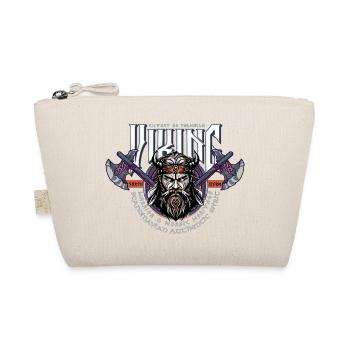 VIKING, VICTORY OR VALHALLA! - Organic Pouch - nature - Front