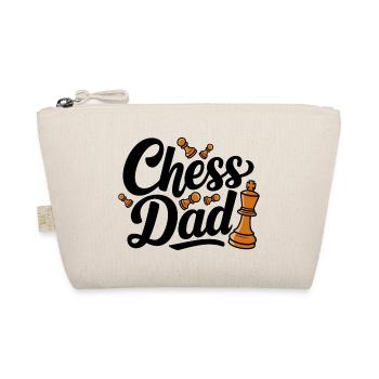 Chess Dad Chess Saying Quote - Organic Pouch - nature - Front