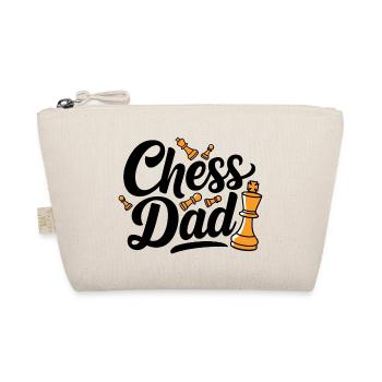 Chess Dad Chess Saying Quote - Organic Pouch - nature - Front