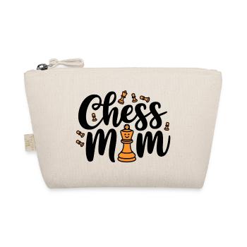 Chess Mom Chess Saying Quote - Organic Pouch - nature - Front