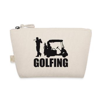 Golfing Golf Saying Golfer - Organic Pouch - nature - Front