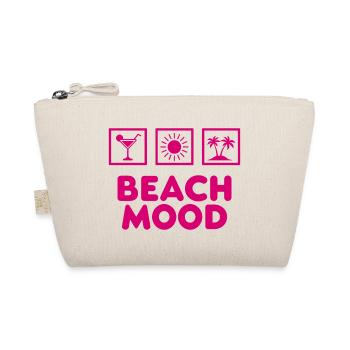 Beach Mood Sommer Sonne Meer Cocktail - Bio-Täschchen - Natur - Vorne
