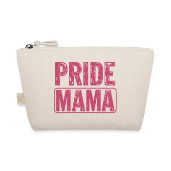 Proud PRIDE MAMA Statement for Rainbow Families - Organic Pouch - nature - Front