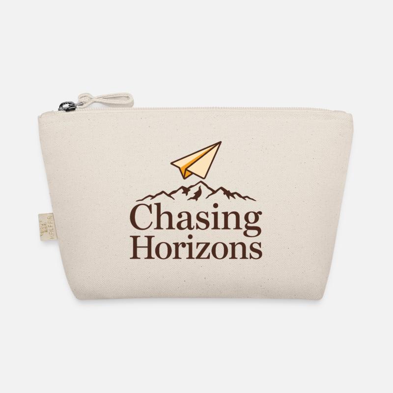 Papierflieger Spruch Zitat Chasing Horizons Bio-Täschchen