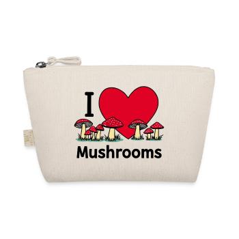 I love mushrooms - Organic Pouch - nature - Front
