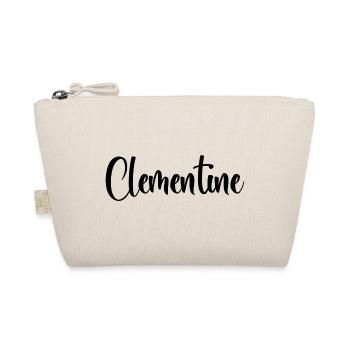 First name Clementine - Organic Pouch - nature - Front