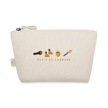 Let's Go Camping - Organic Pouch - nature - Front