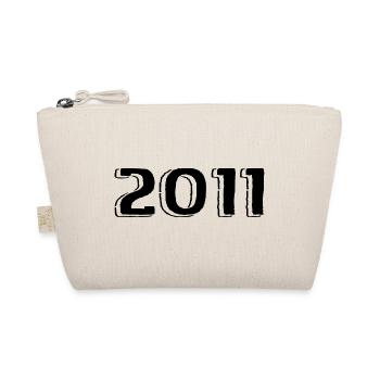 Millésime 2011 Naissance Anniversaire Rétro 2011 - Trousse biologique - nature - Devant