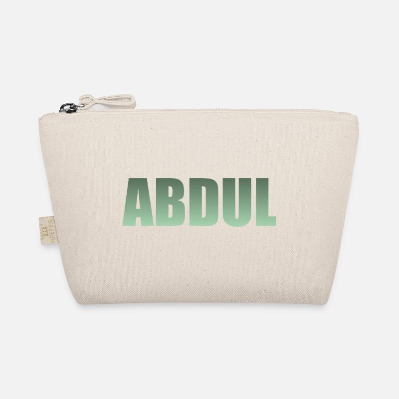 First name: Abdul - green gradient Organic Pouch