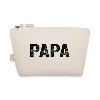 Papa Vater Dad Geschenk - Bio-Täschchen - Natur - Vorne