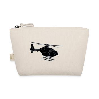 Hubschrauber 2 - Bio-Täschchen - Natur - Vorne