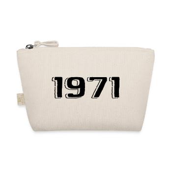 Millésime 1971 Né Anniversaire Rétro 1971 - Trousse biologique - nature - Devant