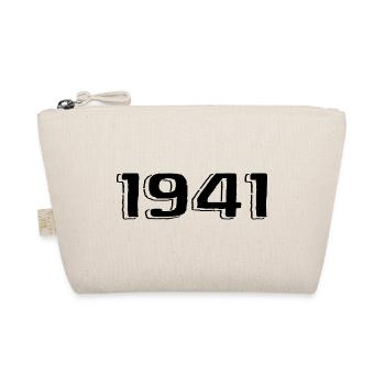 Jahrgang 1941 geboren Geburtstag Retro 1941 - Bio-Täschchen - Natur - Vorne