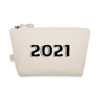 Vintage 2021 Born Birthday Retro 2021 - Organic Pouch - nature - Front