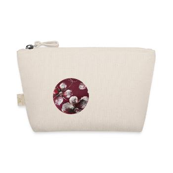 Blumen Design auf Accessoires - Bio-Täschchen - Natur - Vorne