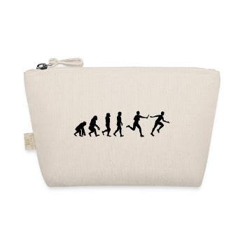 Staffellauf Athlet Leichtathletik Evolution - Bio-Täschchen - Natur - Vorne