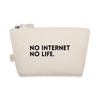 Kein Internet - kein Leben - Bio-Täschchen - Natur - Vorne