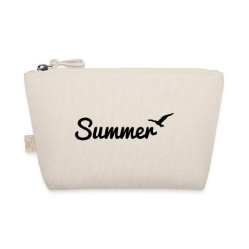 Summer statement with seagull - Organic Pouch - nature - Front