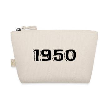 Vintage 1950's Born Birthday Retro 1950's - Organic Pouch - nature - Front