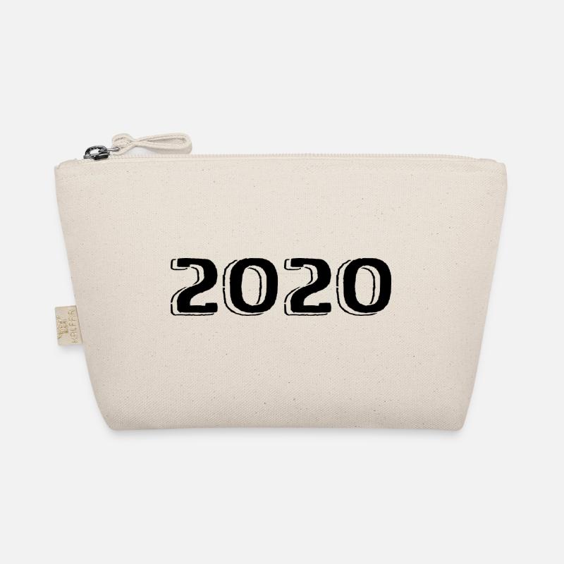 Vintage 2020 Born Birthday Retro 2020 Organic Pouch