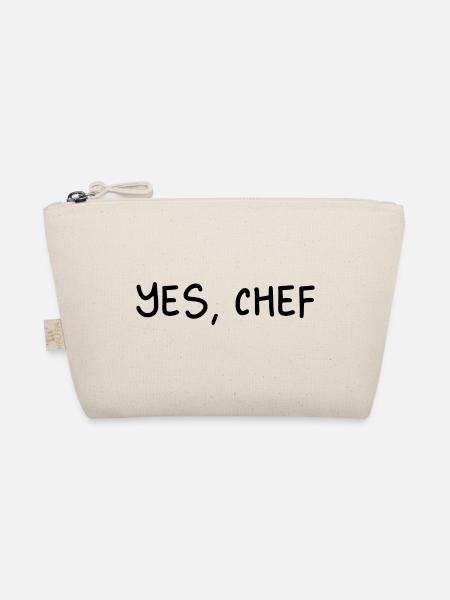 Yes, Chef Professional Sous Chef Funny Simple Text - Organic Pouch - nature - Front