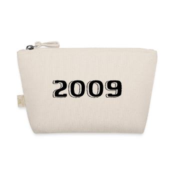 Millésime 2009 Naissance Anniversaire Rétro 2009 - Trousse biologique - nature - Devant