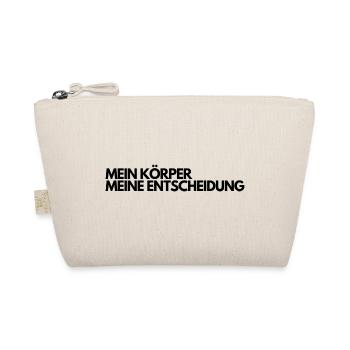 Mein Körper, meine Entscheidung - Bio-Täschchen - Natur - Vorne