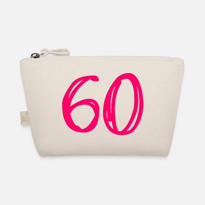 60 YEARS. 60TH ANNIVERSARY. BIRTHDAY 60 YEARS. 60 Organic Pouch