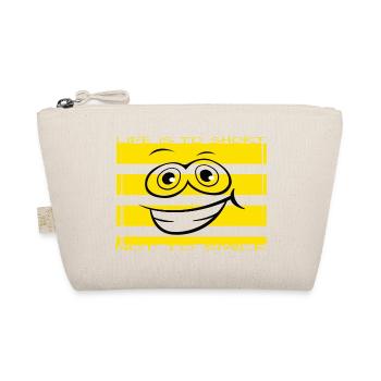 Life is too short not to smile - Organic Pouch - nature - Front