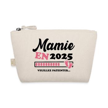Mamie en 2025 Humour Cadeau - Trousse biologique - nature - Devant