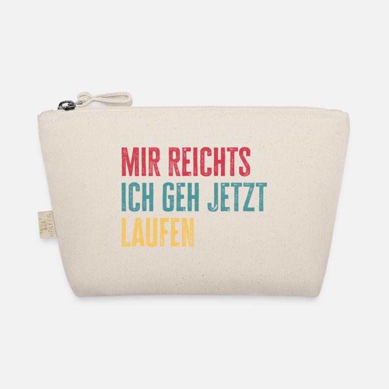 Enough enough, I go jogging marathon - Organic Pouch - nature