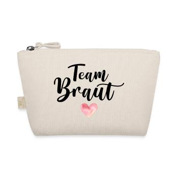 Team Braut - Bio-Täschchen - Natur - Vorne