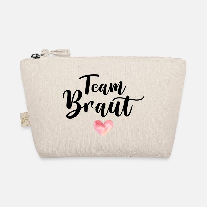 Team Braut - Bio-Täschchen - Natur