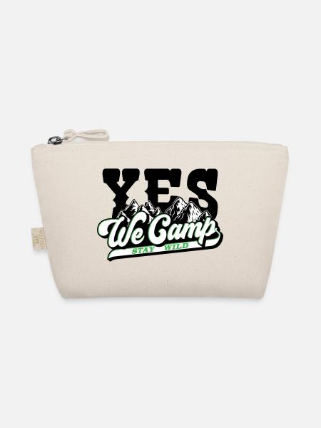 Farben änderbar | Yes We Camp - Bio-Täschchen - Natur - Vorne