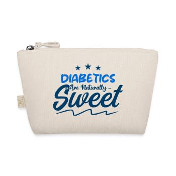 Diabetics are naturally sweet - Organic Pouch - nature - Front