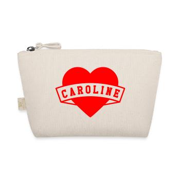 Caroline Herzen - Bio-Täschchen - Natur - Vorne
