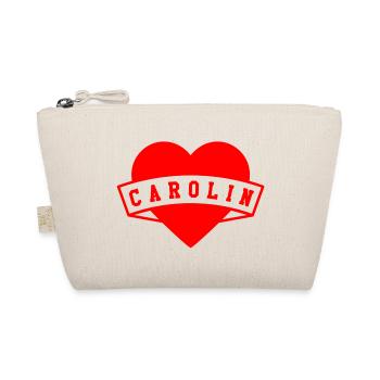 Carolin Herzen - Bio-Täschchen - Natur - Vorne