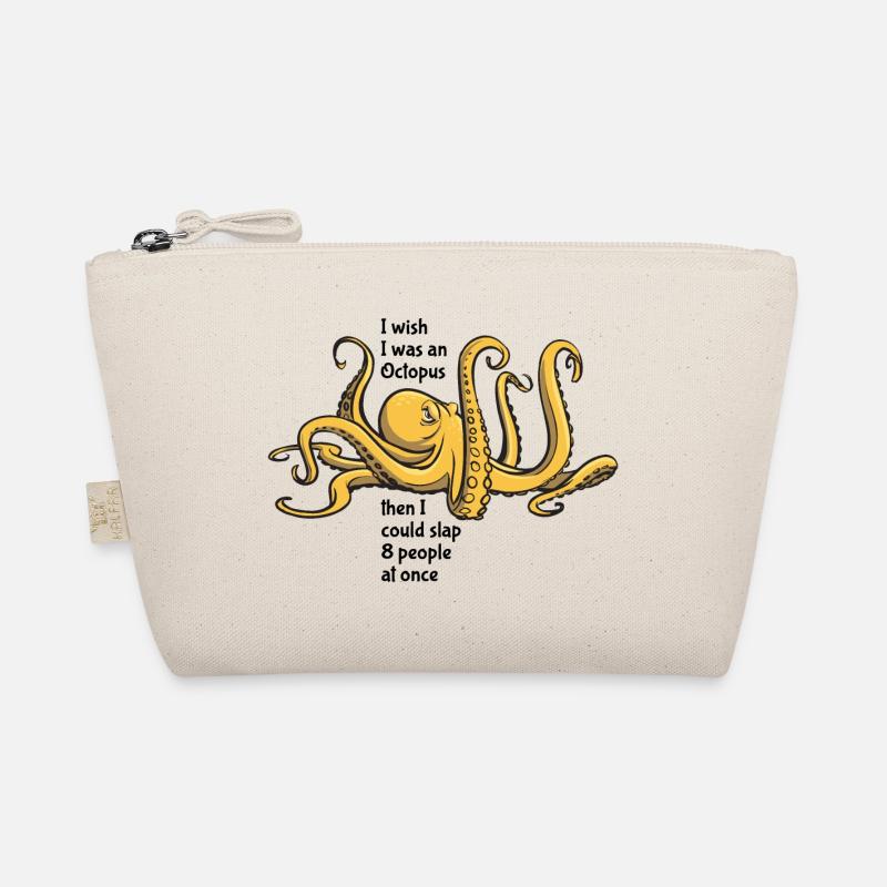 Octopus - slap 8 people at once - saying Organic Pouch