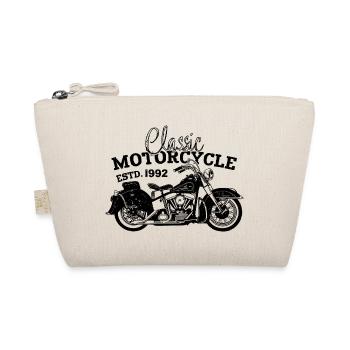 Retro 1992 Motorrad Biker Motorrad Geburtstag 1992 - Bio-Täschchen - Natur - Vorne