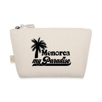 Color changeable | Menorca my Paradise - Organic Pouch - nature - Front