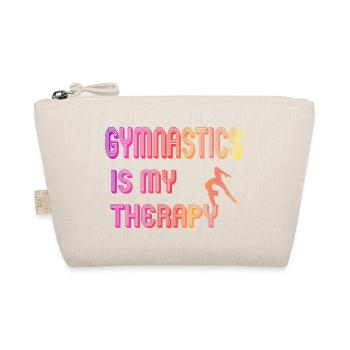 Gymnastics is my therapy - Organic Pouch - nature - Front
