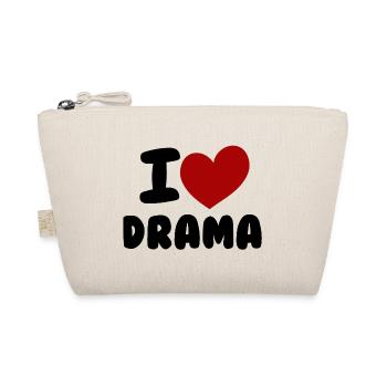 I like drama - Organic Pouch - nature - Front