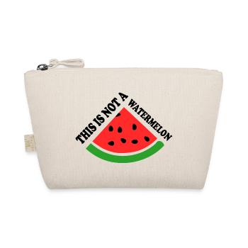 THIS IS NOT A WATERMELON - Bio-Täschchen - Natur - Vorne