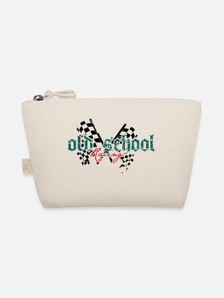 old school racing - Bio-Täschchen - Natur
