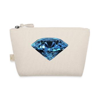 Diamant Juwel Mineral Edelstein Schmuck - Bio-Täschchen - Natur - Vorne