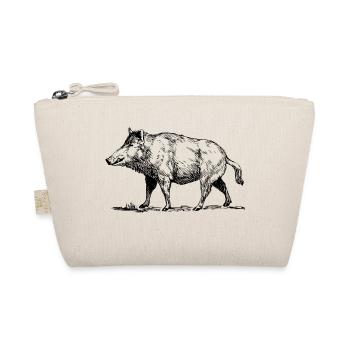 Wild boar - Wild boar hunter - Organic Pouch - nature - Front