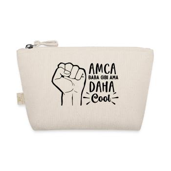 Amca Baba gibi ama daha Cool Türkischer Onkel Baba - Bio-Täschchen - Natur - Vorne