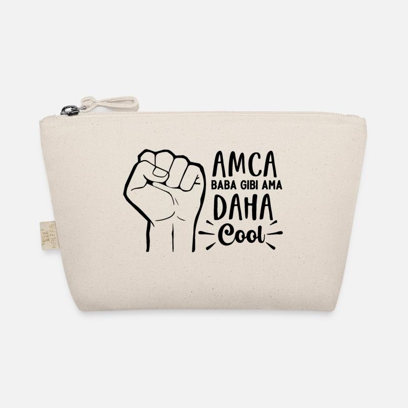 Amca Baba gibi ama daha Cool Türkischer Onkel Baba - Bio-Täschchen - Natur